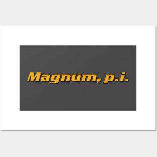 Magnum Title Emblem Posters and Art